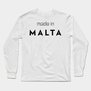 made in Malta Long Sleeve T-Shirt
